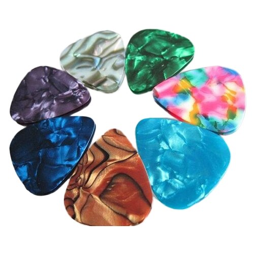 Top Gemengde Dikte Celluloid Plectrums op de laagste prijs, voor 100 stks Plectrums Plectrums