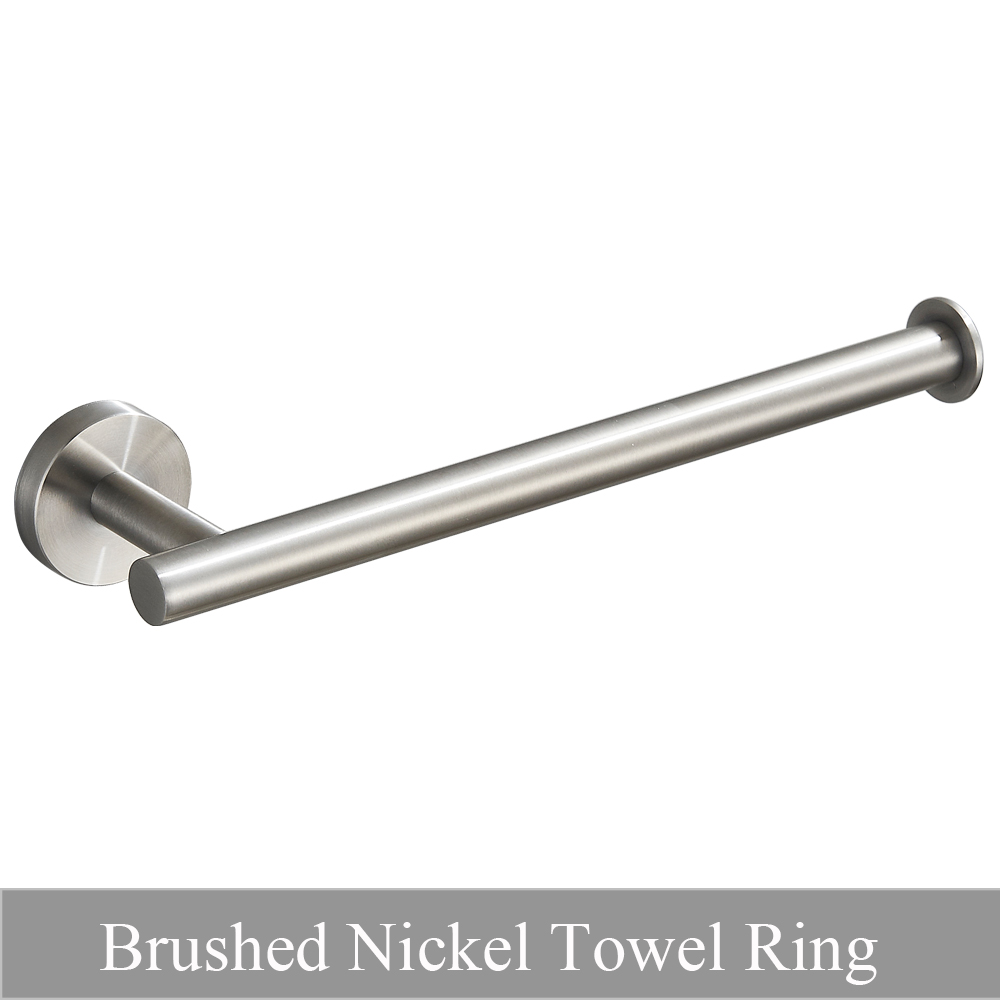 Badkamer Hardware Set Ronde Handdoek Bar Toiletpapier Houder Handdoek Ring Robe Haak Rvs Opknoping Rack Diy, Chroom/Zwart: Lavendel