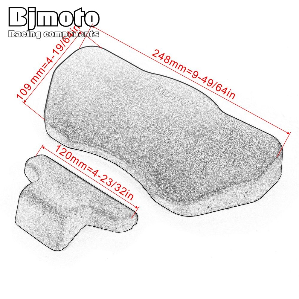 Almohadilla trasera para el respaldo del pasajero de la motocicleta, alforja trasera, pegatina para el maletero para BMW F800GS R 1200GS F 800 GS ADV, R1250GS R1200GS