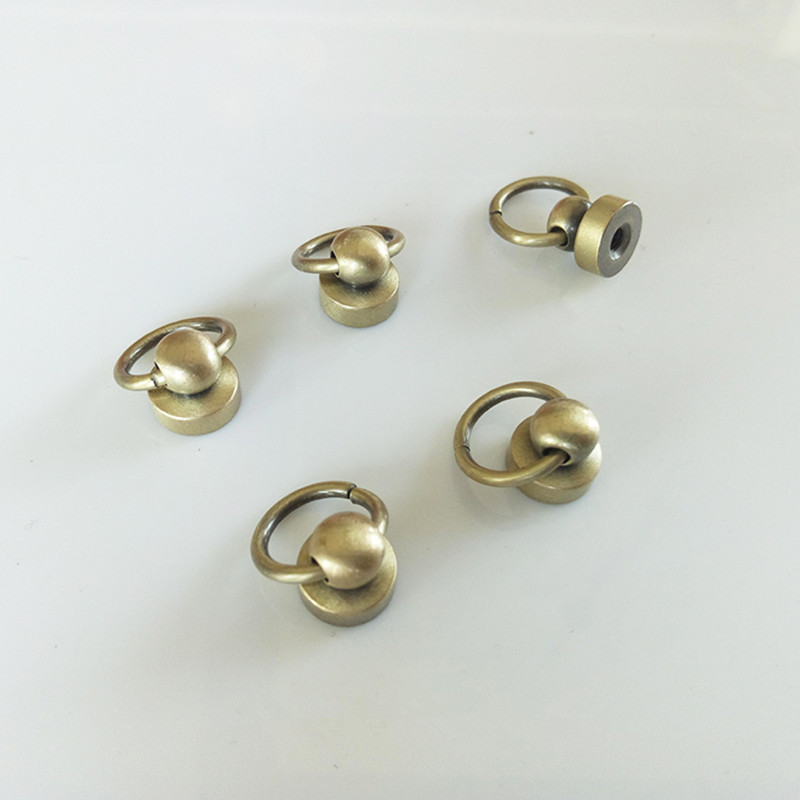 Xunzhe 10 st/lot handväska rem sko rem metall nit rem mjuk telefonfodral för nitar pour le cuir diy handgjorda konsttillbehör