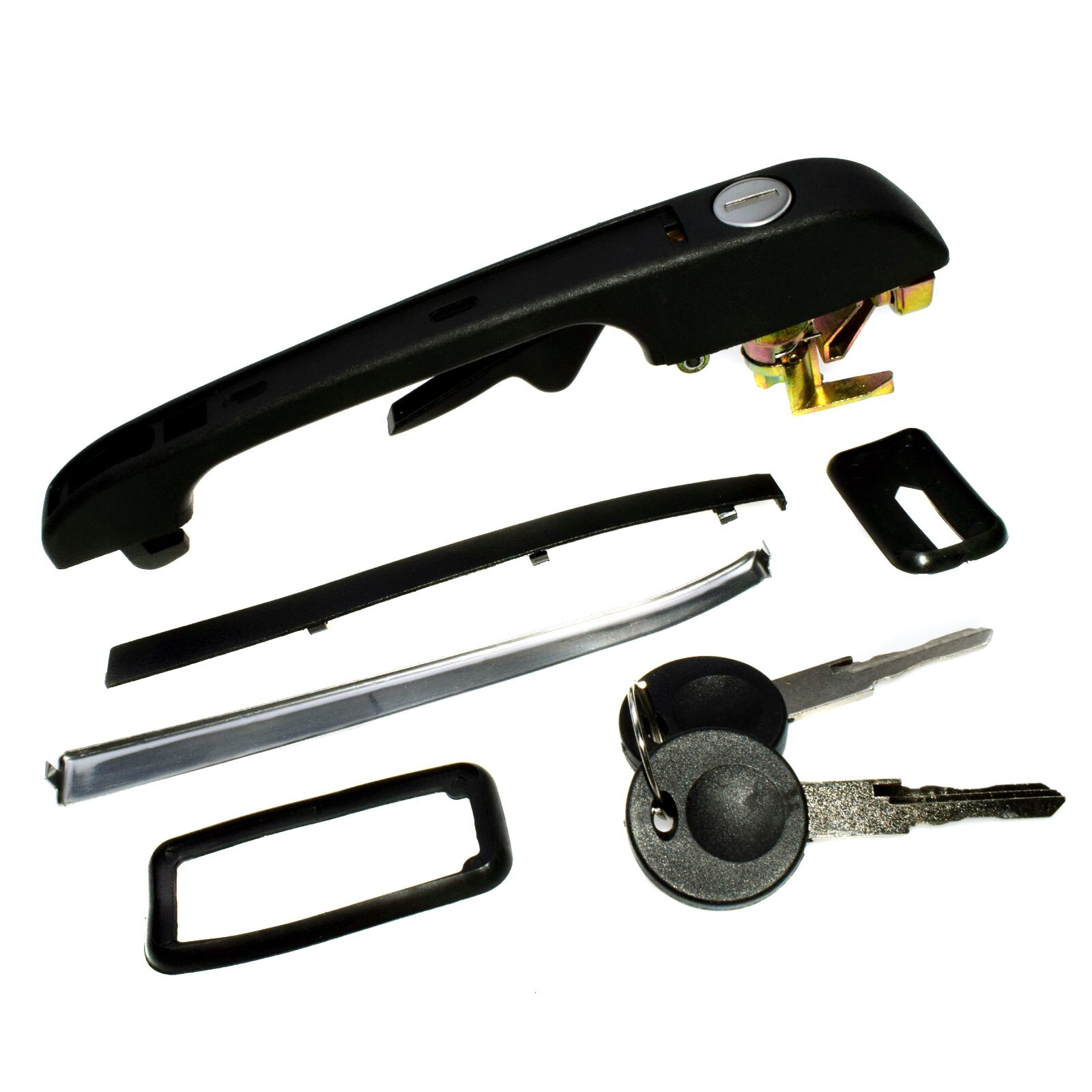 ISANCE-poignée de porte extérieur VW Golf | 4 pièces RL RR FL FR 193839205 193839206 1979: Front Right Kit