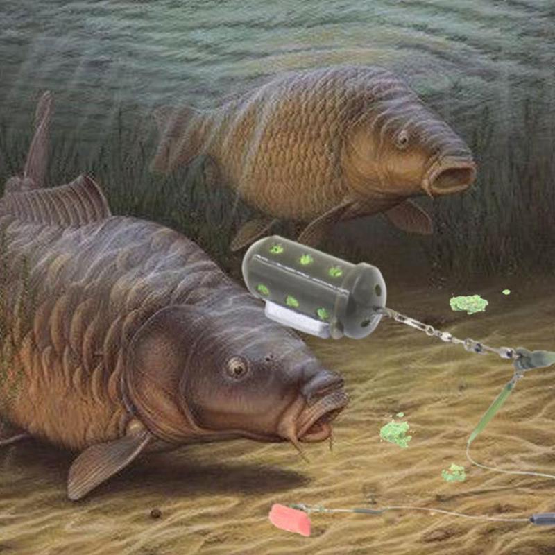 Grand leurre de pêche à la carpe, cage à appâts, dispositif de fosse avec plomb, leurres de pêche à granulés, mangeoire à granulés, piste de pêche 20g 30g 40g 50g