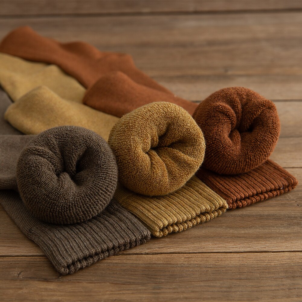 Calze da donna salata inverno capodanno puro colore sport per il tempo libero addensare calze di vitello di alta qualità calde e confortevoli