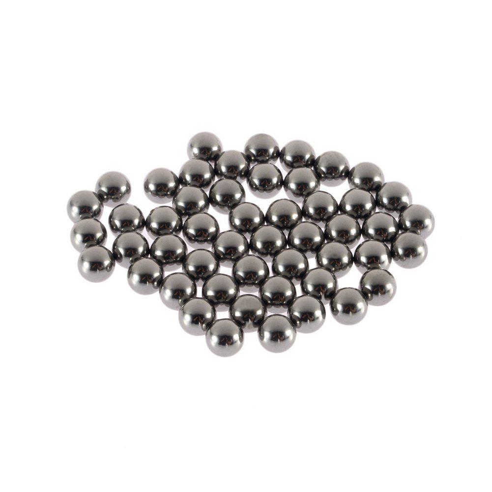 50pcs Replacement Parts 10mm Diameter Bike Carbon Steel Ball Bearing Top