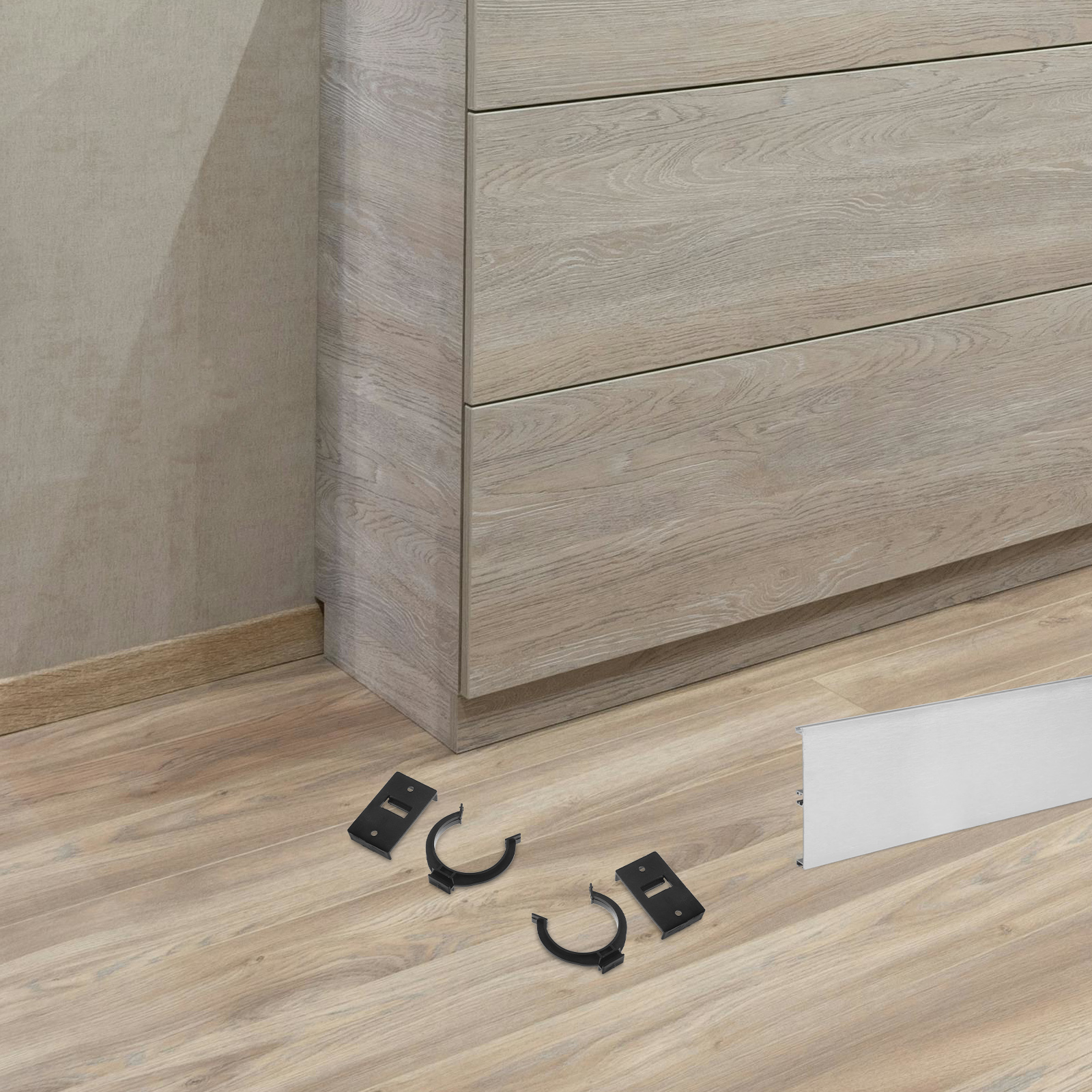 20 Pcs Cabinet Foot Buckle Kitchen Board Plinth Clips Cabinets Kick Toekick Kickboard Leg Base Clamp