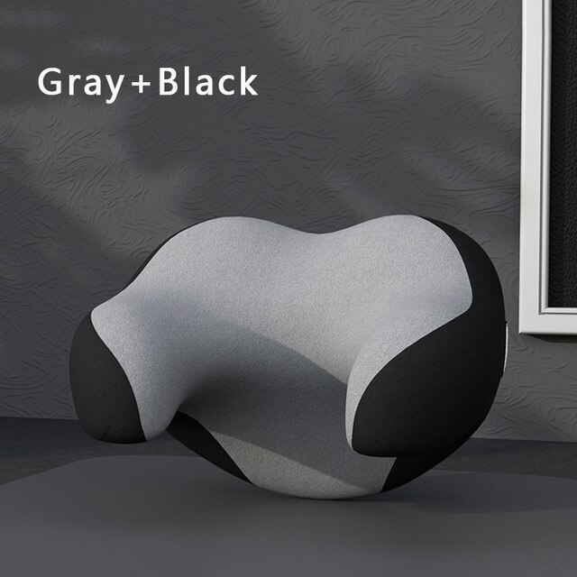 Reposacabezas de espuma viscoelástica para asiento de coche, almohada para el cuello en forma de U, desmontable, cómodo cojín para dormir, soporte para la cabeza: C 1pcs