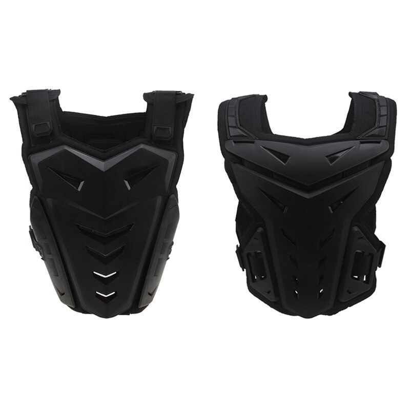 Sport Beschermende Motorfiets Armor Vest Racing Motocross Jas Crossmotor Peuter Kid Armour Off Road Ski Gear Bescherming Racer: Black