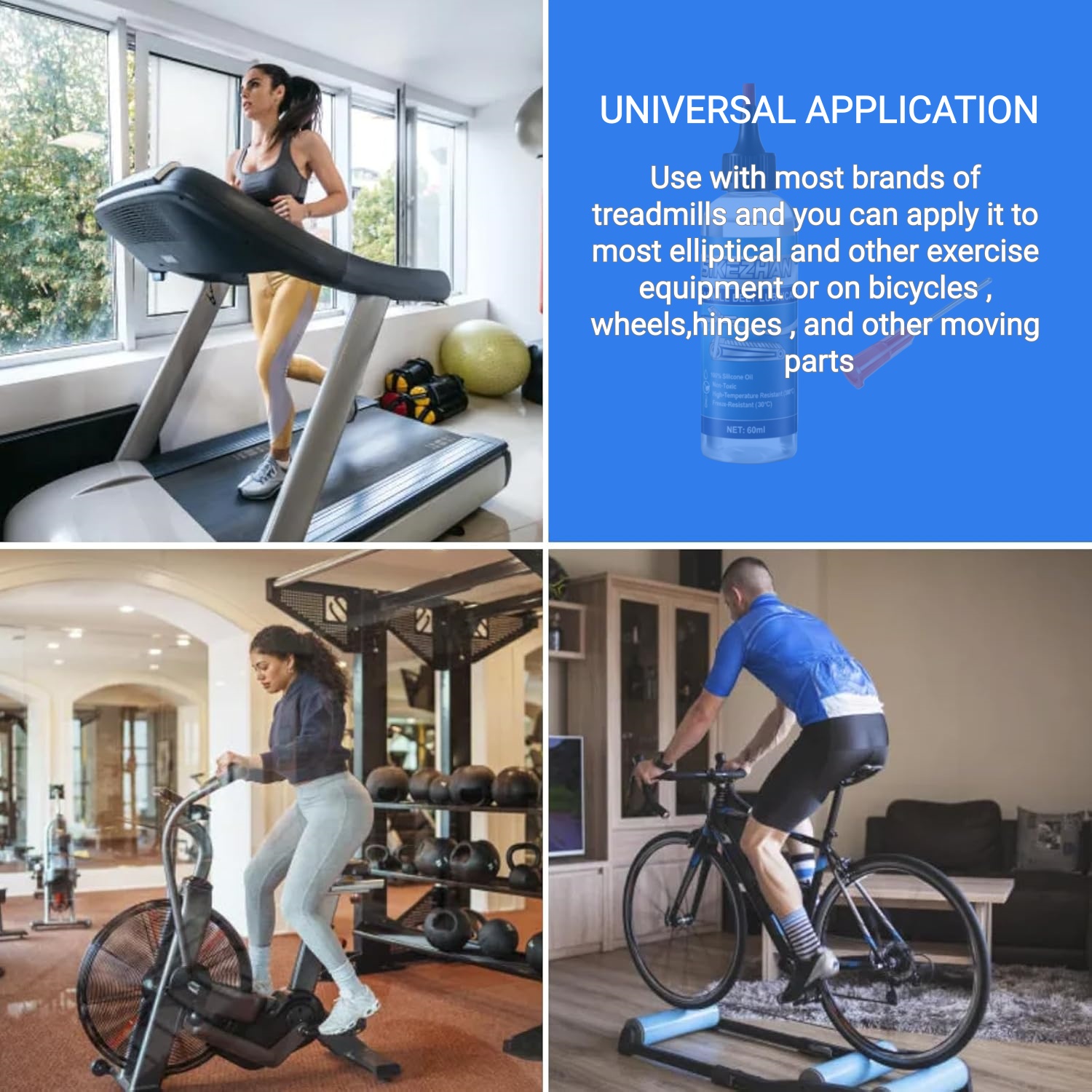 Laufbandschmiermittel für Gürtel, 100 % 2-Unzen-Silikon-Laufbandöl, Bandschmiermittel/Schmierstoffe, geeignet für alle Arten von Laufbändern