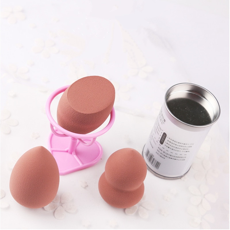 Puff cosmético en polvo para mujer, base de maquillaje esponja, belleza para maquillaje, herramientas y accesorios, forma de gota de agua, 1 ud.