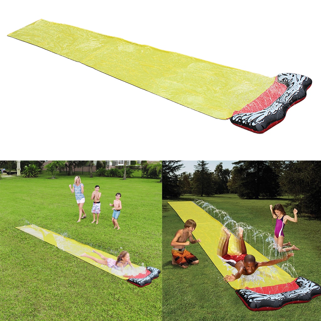 Kids Summer Watersports Super Water Slide Lanes Single Surfboard