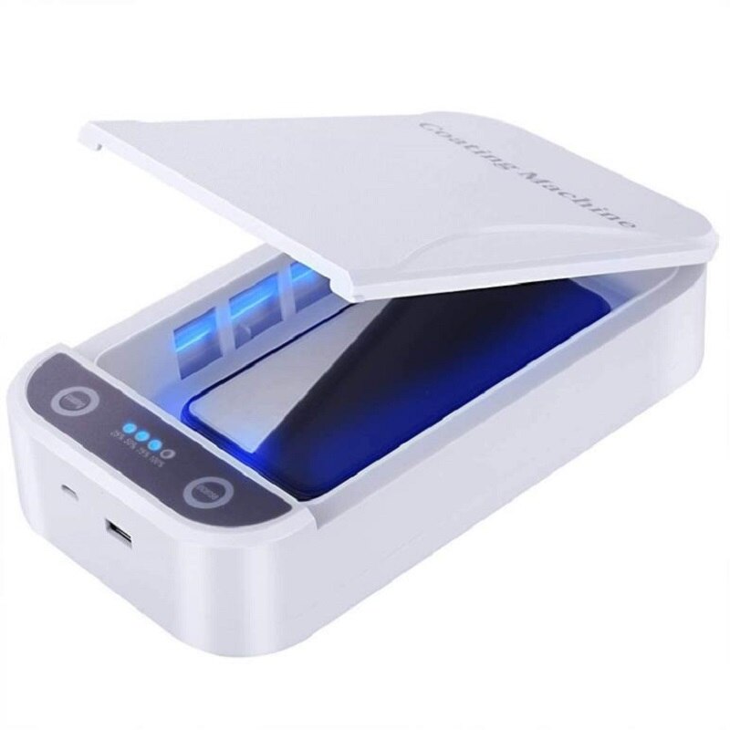 Tragbare UV Sterilisator Box Telefon UV Sanitizer UV Birne Desinfektion Reinigung Gerät mit Keimtötende licht für Uhr Telefon Maske: Default Title