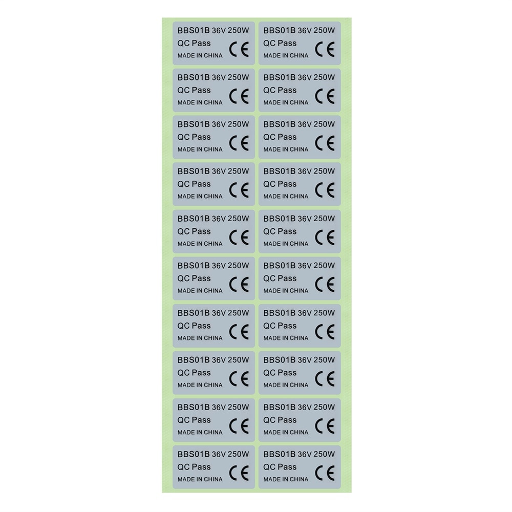 Mid Drive Motor 36V 250W Sticker Electric Bicycle ... – Grandado