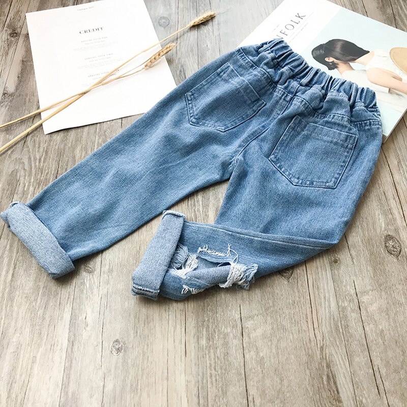Humor bjørn låve revet jeans låve takrenne jeans jenter jeans dongeribukser til takrenne smålåve jeans barneklær