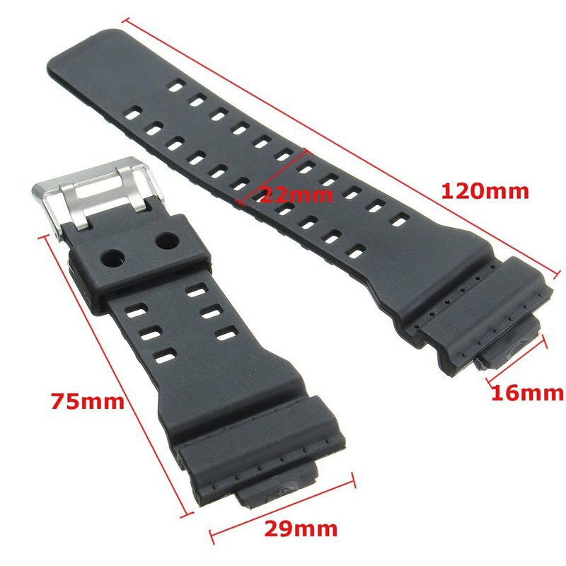 Voor Casio Horloge Siliconen Rubber Bands Met Gesp Horlogeband Vervangen Elektronische Horloge Band Sport Duiken Horloge Bandjes 22 Mm