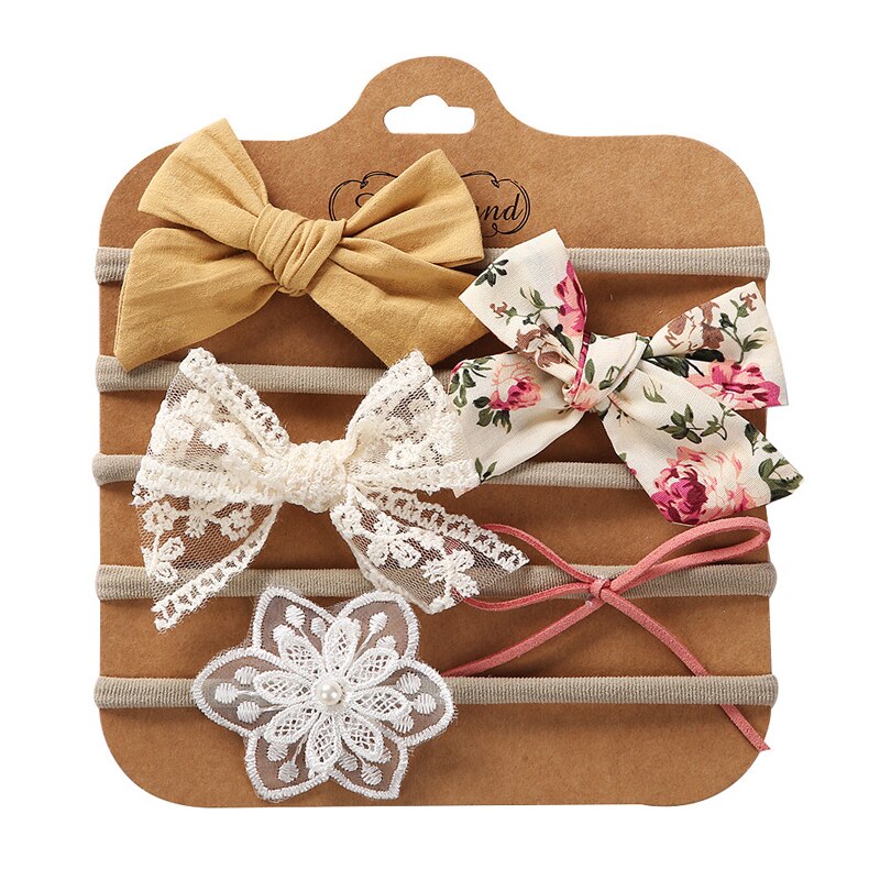 Pinzas para el pelo de bebé, accesorios de para niños, horquillas de lunares, ganchos florales, 5 unids/set por Set: 3