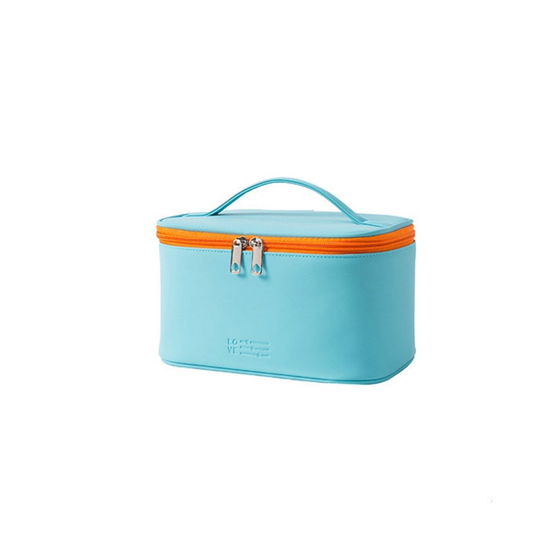 Reise Kosmetik tasche Frauen wasserdicht nette candy farben make-up taschen tragbare speicher Machen up Tasche Organizer: A2