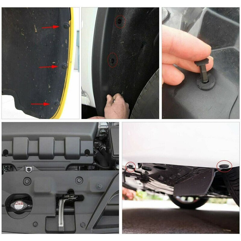 680/726 Pcs Auto Retainer Nylon Auto Fasteners Push Trim Clips Pin Klinknagel Bumper Kit Hulpapparatuur Toolbox