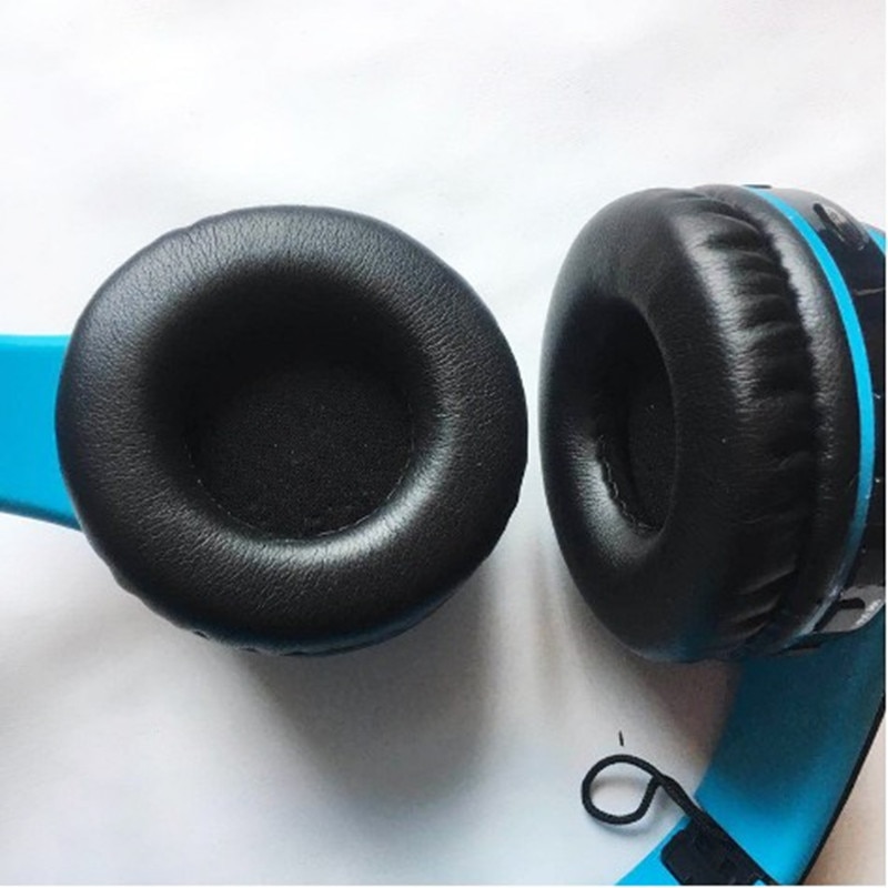 Almohadillas para los oídos de cuero suave, almohadillas de repuesto para auriculares plegables profesionales, 50, 55, 60, 65, 70, 75, 80, 85, 90, 110mm