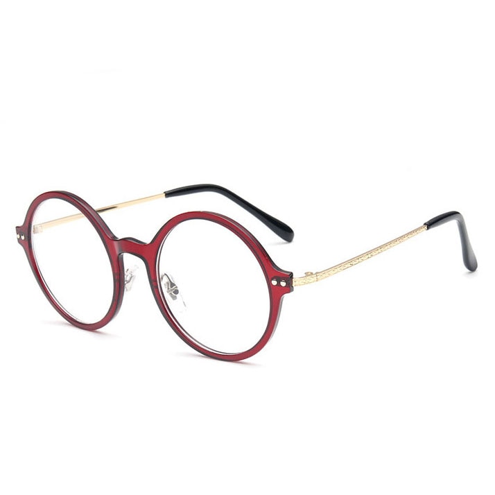 Retro Round TR90 Glasses Frame Spectacle Women Men Goggles ProtectionEyeglasses Eyewear Gaming Optical glasses