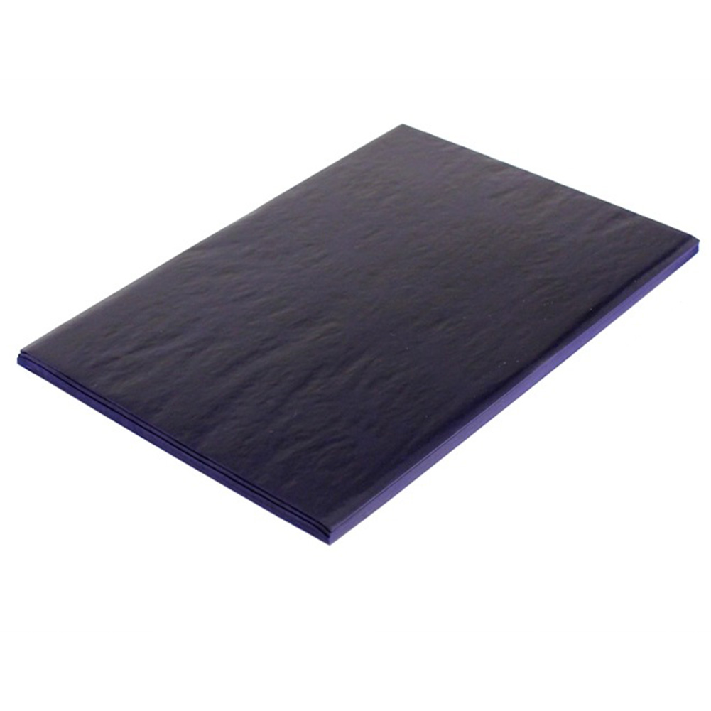 100 sztuk cienki typ szkoła przenosić grafit kopiuj kalka techniczna materiały biurowe dwustronne śledzenie trwałe 32K biurowe niebieski