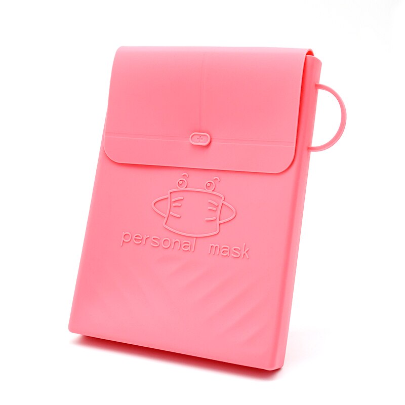 5 Colors High Baby Storage Mask Storage Bag Compact Portable Dustproof Cartoon Series Can Reused: 04