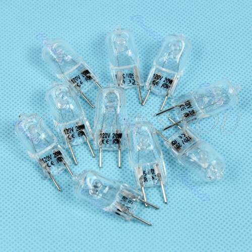 G8 Base JCD Halogen Light Bulb 120V 20W 20 WATT
