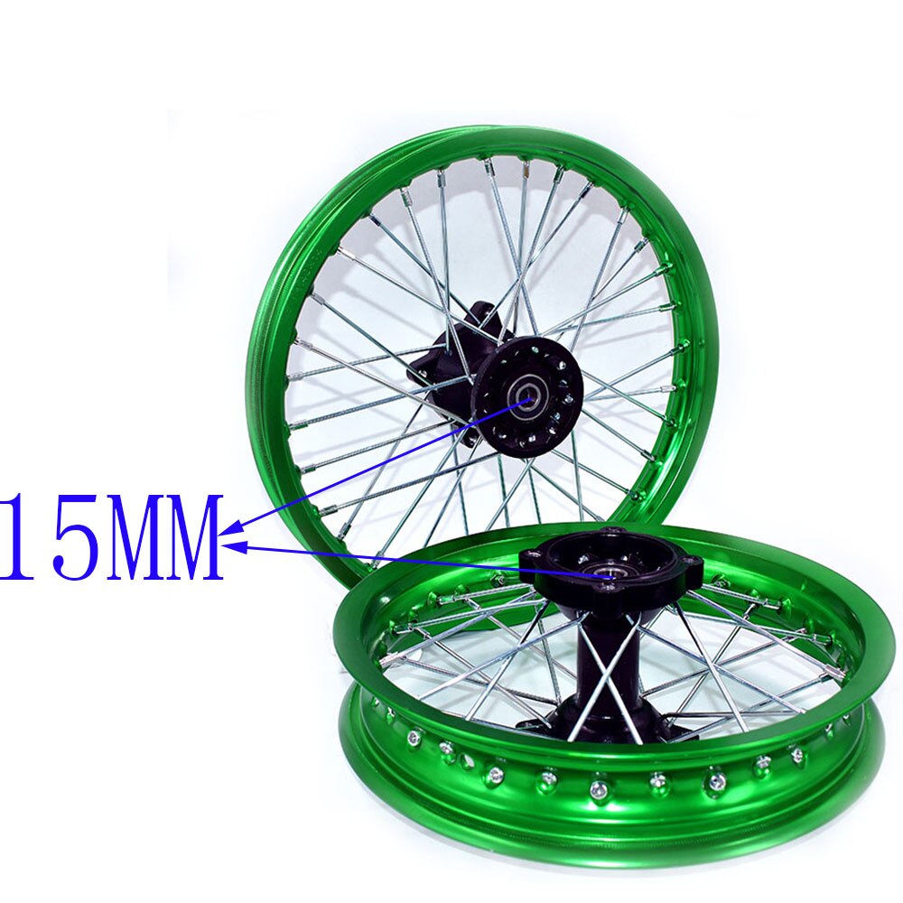 1.40-14 inch Front 1.85-12 inch Rear Rims Aluminum... – Grandado