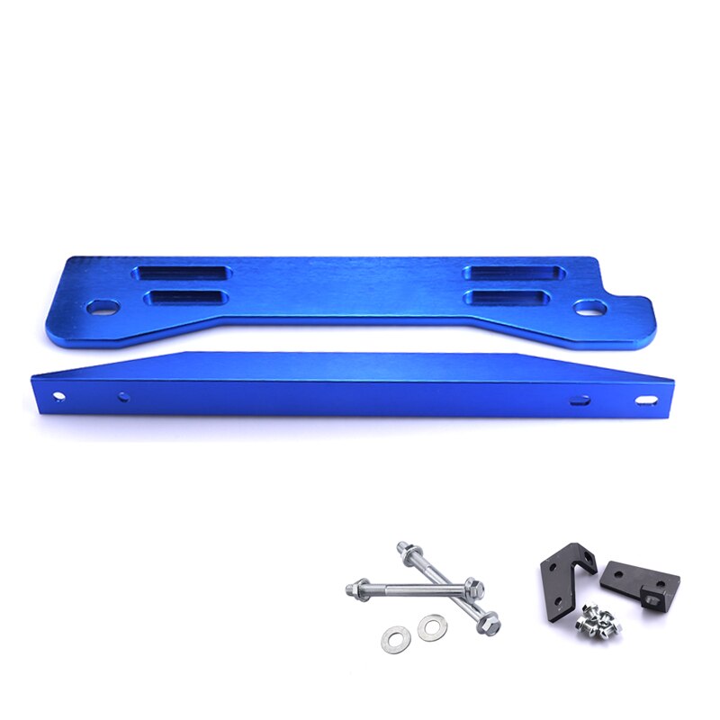 Car Billet Aluminum Rear Subframe Bar + Lower Tie Bar For Honda Civic