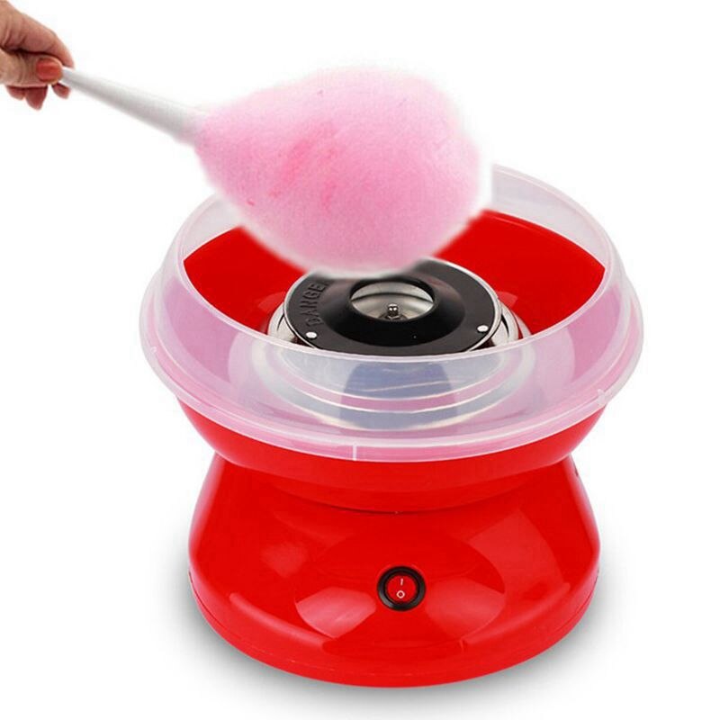 Eu Plug 220V Electric Cotton Candy Machine Sugar Cotton Candy Maker Party Diy Red