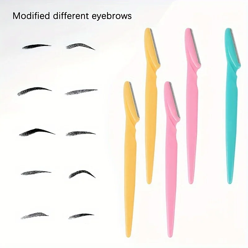 3/5Pcs Precision Eyebrow Razor & Dermaplaning Set for Men and Women - Easy, Gentle Shaping & Exfoliating