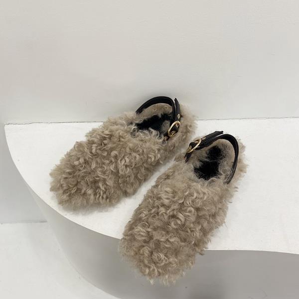 Koreaanse Schoenen Instappers Bont Ronde Neus Herfst Vrouwen Mocassins Casual Vrouwelijke Sneakers Flats Winter Herfst Jurk Muilezels: 2 / 40