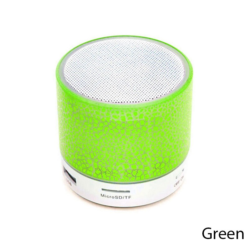 Portable Wireless Mini Bluetooth Speaker for Mobile Phone Car Audio Outdoor Sound Box TF Card Speakers Loudspeaker: Green