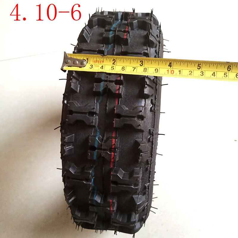 Expédition éclair 4.10-6 pneu ATV Quad Go Kart 47cc 49cc gros 12x4.10-6Tire chambre à air convient à tous les modèles