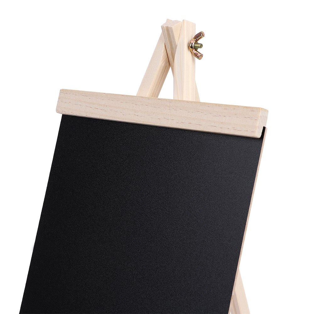 Desktop Message Blackboard Pine Wood Easel Chalkboard Kids Wooden Memo Black Board Collapsible Writing Boards School Supplies