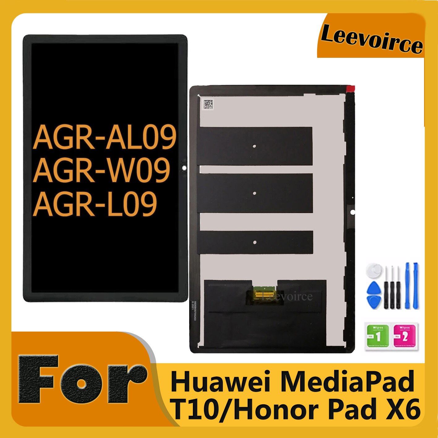 Pantalla LCD para Huawei MediaPad T 10 T10/Honor Pad X6 AGR-L09, AGR-W09, AGR-W03, AGR-L09HN, montaje de pantalla táctil