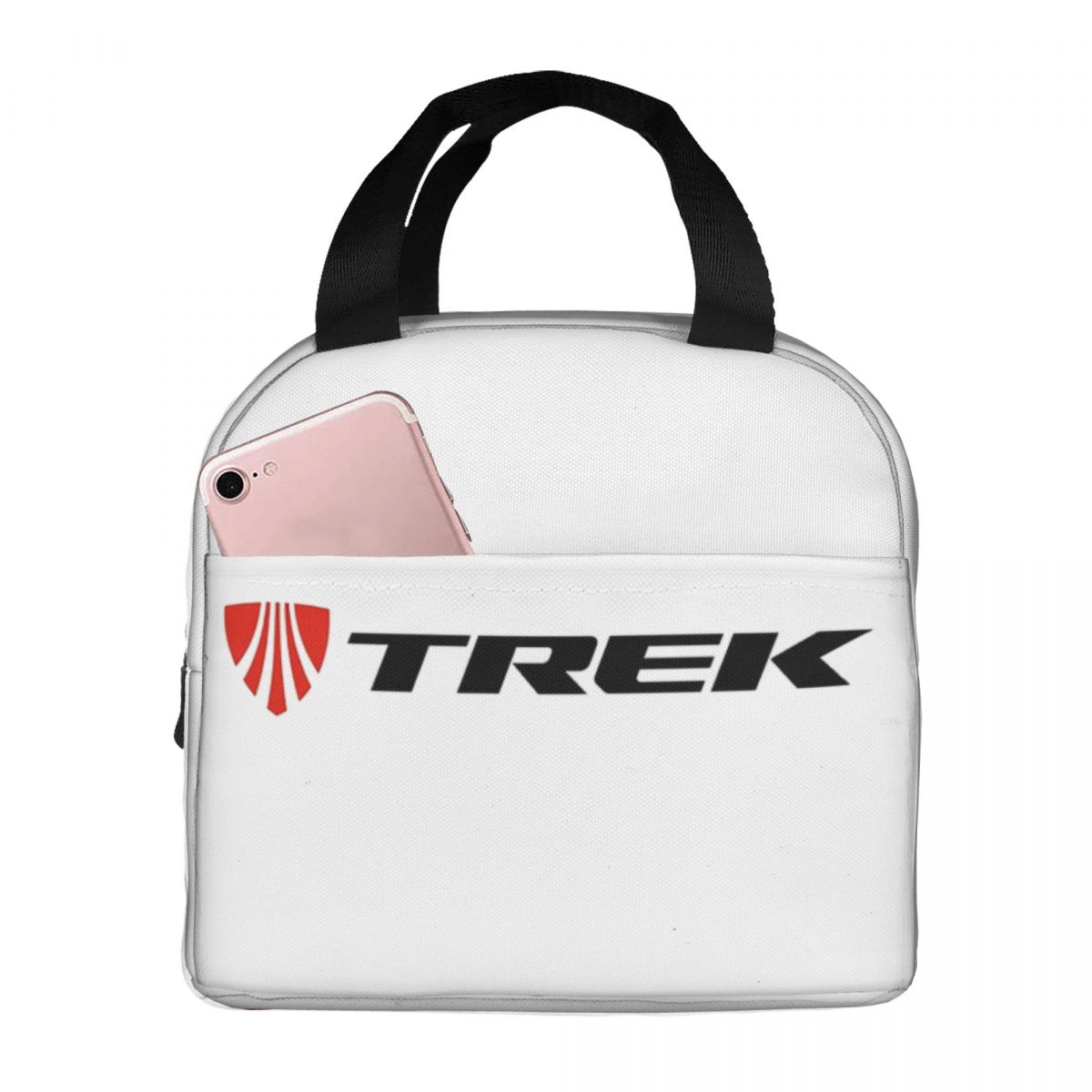 Trek Bike Logo Lunch Bags Insulated Bento Box Lunch Tote Leakproof Picnic Bags Cooler Thermal Bag for Woman Student Travel: Dark Grey