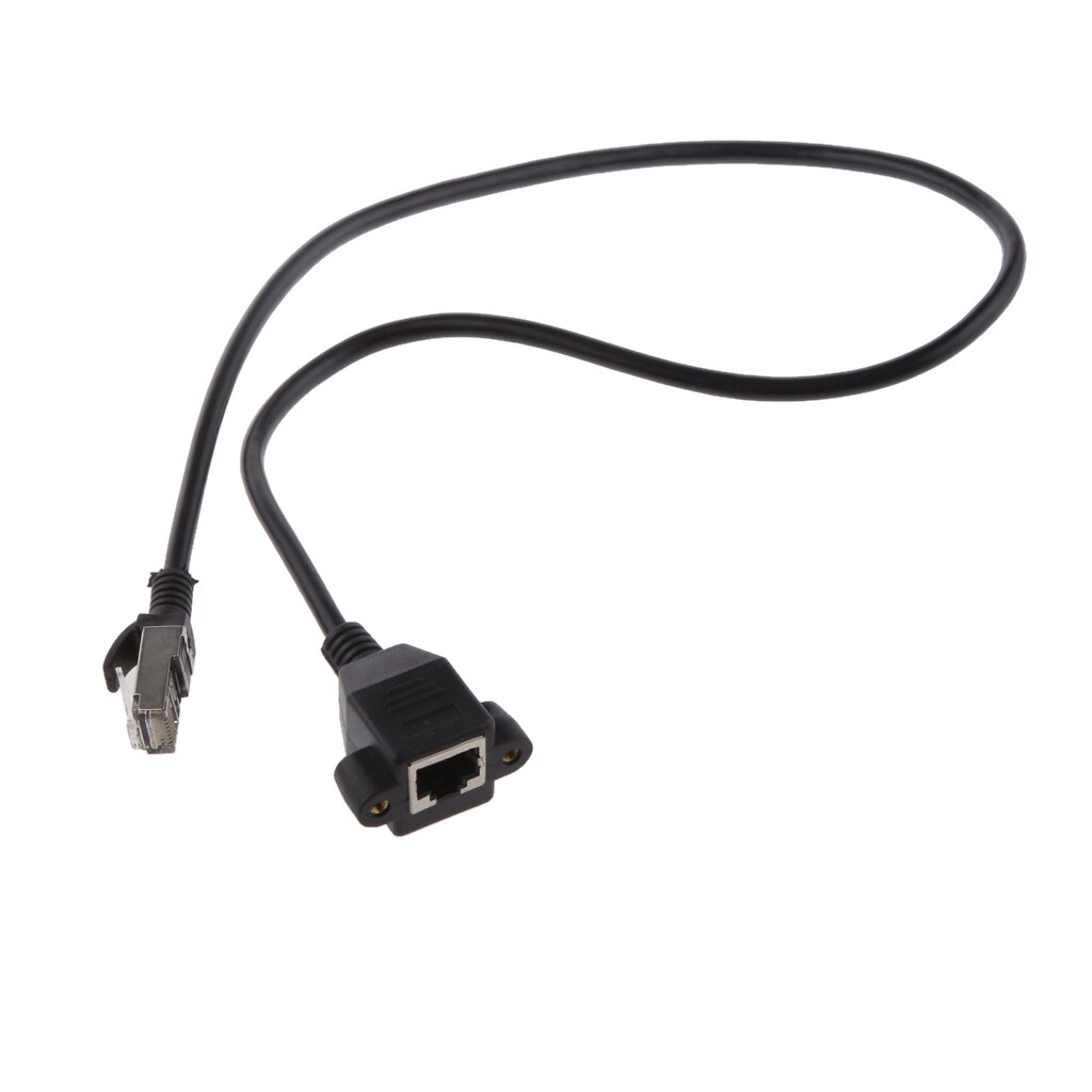 Network Cable Rj45 Extension Extender Extend Ethernet Lan Male to Female 60ccm 2ft