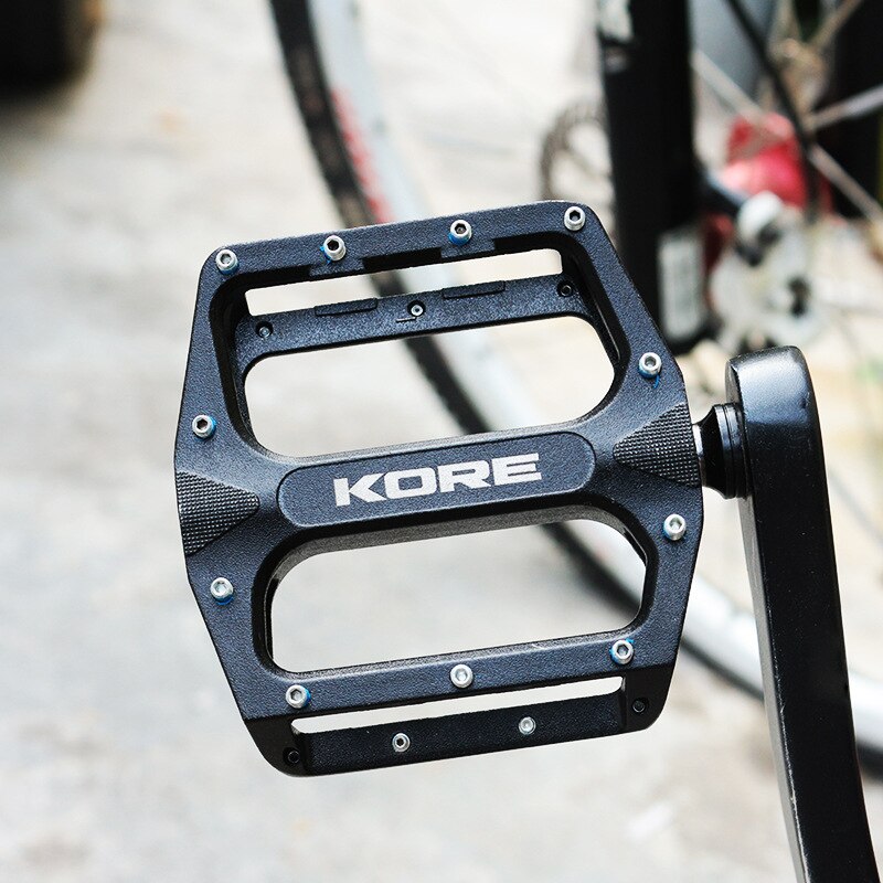 KORE E1 B2 pedał robić roweru górskiego DU łożysko wyłączony-Droga wioślarz antypoślizgowy ultralekki szeroki Teadle części ze stopu aluminium Bicicleta