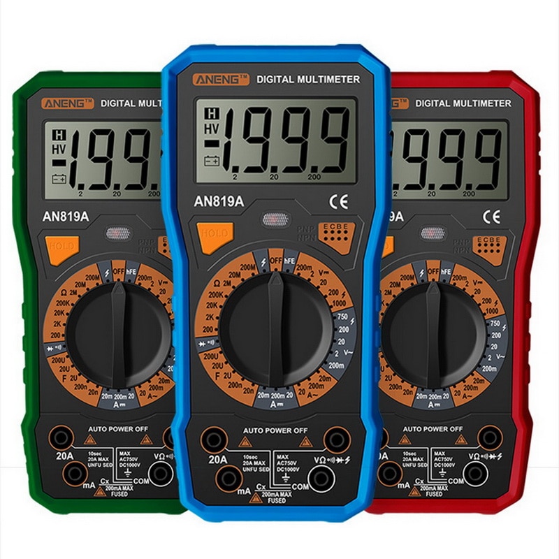 Multifunctional High-precision Digital Multimeter Electrician Digital Universal Meter Resistance Capacitance DC AC Measurement