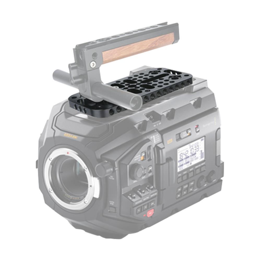 Niceyrig câmera de montagem de queijo, placa de montagem para mini câmera ursa, blocos de trilho, dovetail, gaiolas de encaixe 1/4 &quot;-20 fios 3/8&quot;-16 fios