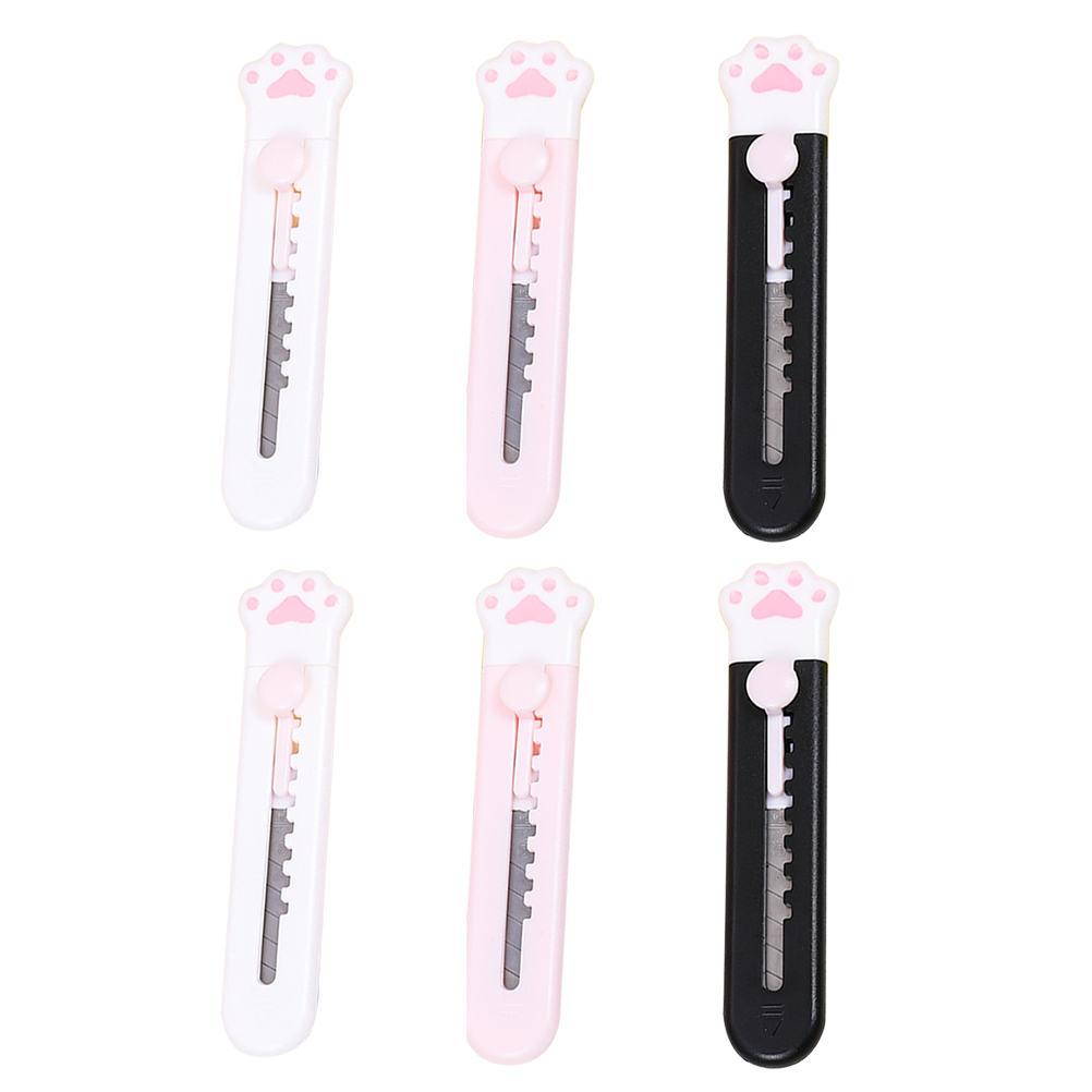 6Pcs Detachable Box Cutter Portable Box Opener Reusable Art Cutters Small Cutter