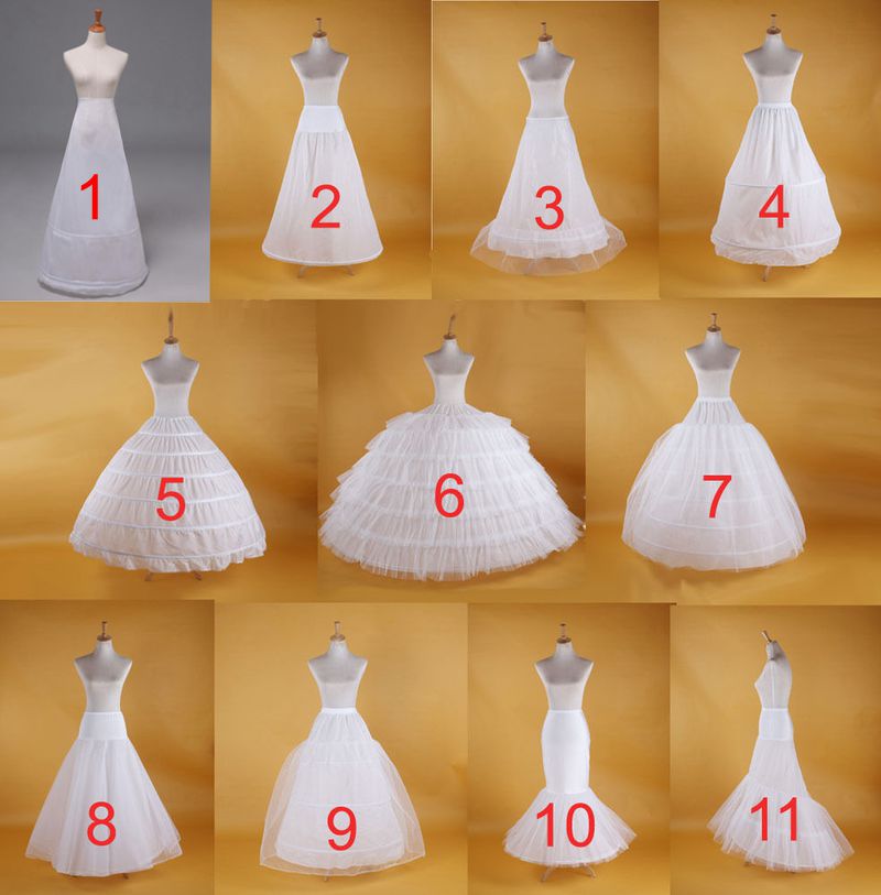 Bridal Wedding Petticoat Hoepel Crinoline Prom Onderrok Fancy Rok Slip