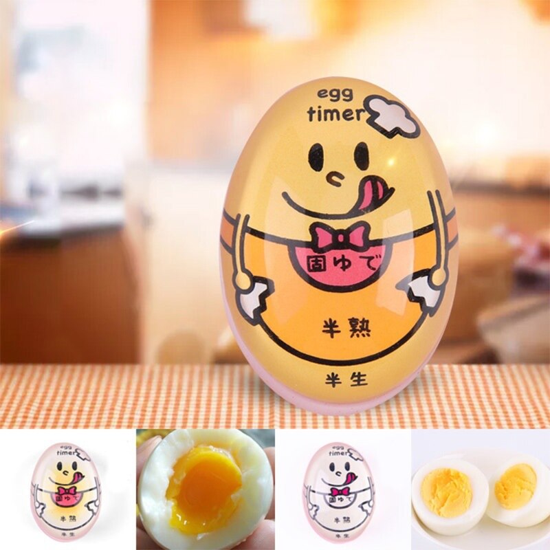 Egg Timer Sensitive Hard &amp; Soft Boiled Color Changing Indicator Tells When Eggs are Ready Kitchen Tools Gadgets
