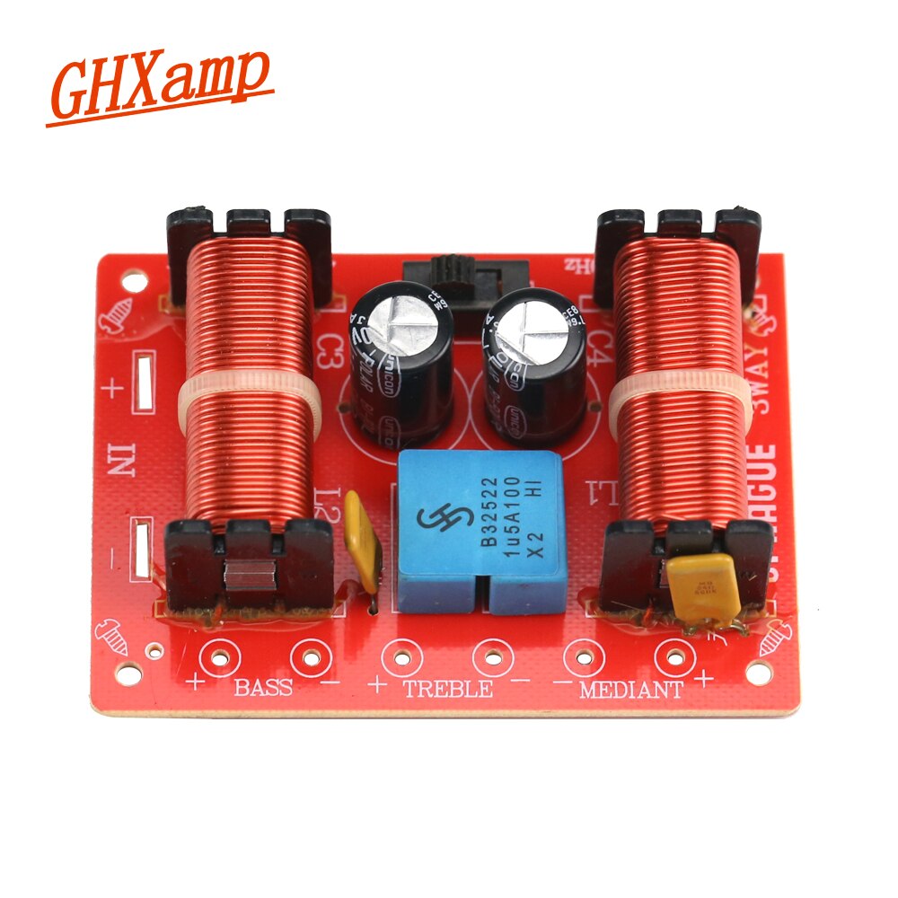 GHXAMP 150 w 3 Way Crossover Luidspreker Bass Tweeter Midrange Voor 10 inch Woofer Speaker Home Theater Filter 12db 45 hz-20 khz 2 stks