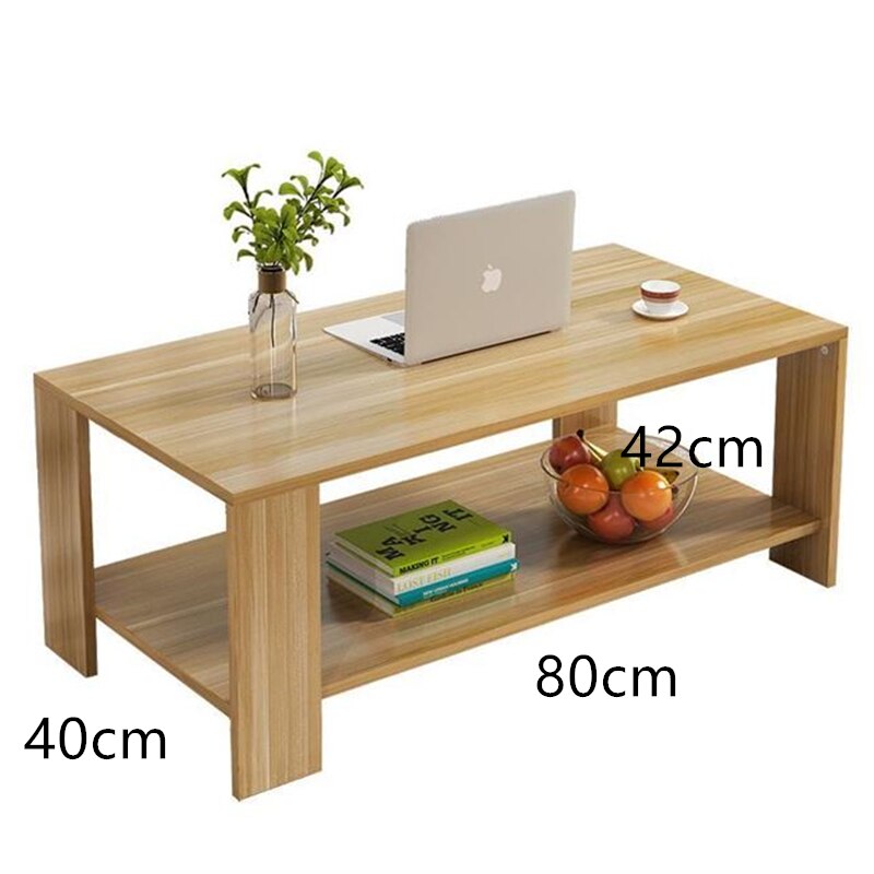 Household small living room rectangular simple coffee table small side table coffee table bedside table