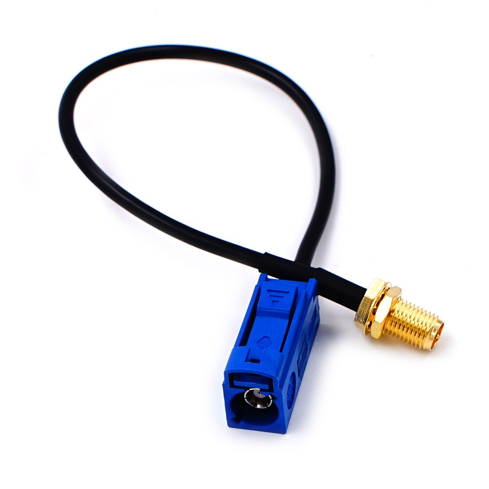 RP SMA Female to Fakra c type Adapter Plug to GPS Antenna Extension Cable RG174 Pigtail