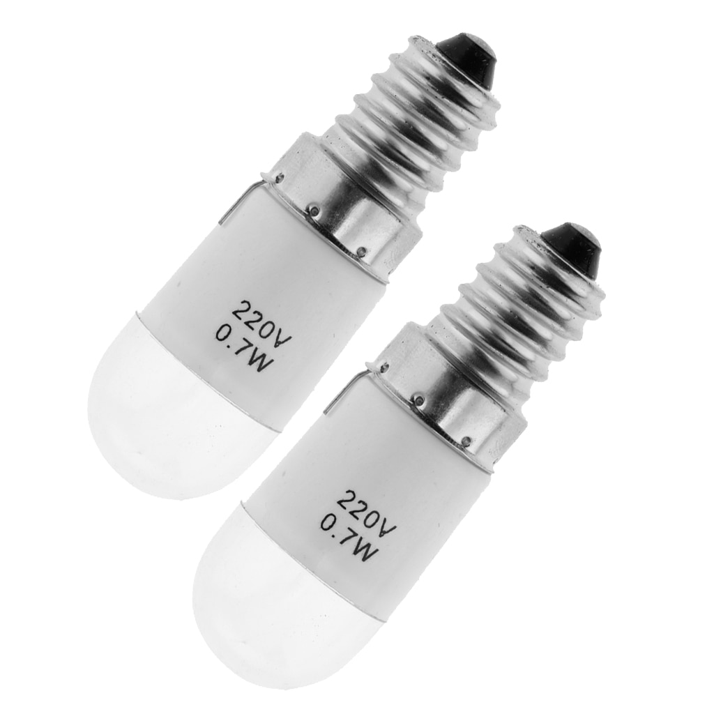 2Pcs Sewing Machine Led Light 220V 0.7W Bulb for Sewing Machine Bulb Lamp