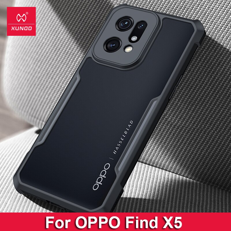 Für finden X5 Profi fallen, xundd Stoßfest fallen Für OPPO Finden X5 Lite fallen transparent Stoßstange Telefon Abdeckung Fingerabdruck Kostenloser Abdeckung: Pro finden X5