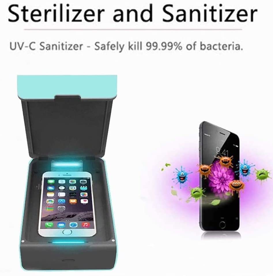 Uv Mobiele Telefoon Sanitizer, Uv Licht Telefoon Reiniger Met Usb Opladen Voor Ios Android Mobiele Telefoon Tandenborstel Sieraden Horloge