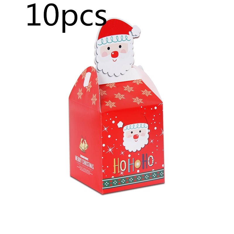 10 stuks kerst appel doos kerstavond verpakking doos kerst doos pingguo doos kerst doos: Foto 4